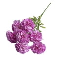 thumbnail image 2 of Carnations Artificial Flowers, Fake Carnations, 7-Heads Artificial Carnation Flowers, Carnations In Bulk, Faux Carnations Silk Bouquet for Wedding, Home & Outdoor Garden Decor 1Pcs, 2 of 8