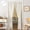 2p Lace Curtains + 1 Rod, variant on Lace Sheer Window Curtains with Rod, Vintage Floral Sheer Panels for Living Room & Room Divider, 55 W x 80 L Inches, White, 2 Panels + Rod