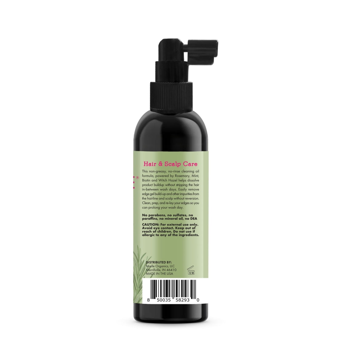 Mielle Rosemary Mint Strengthening Scalp & Edge Cleansing Oil 4 oz.
