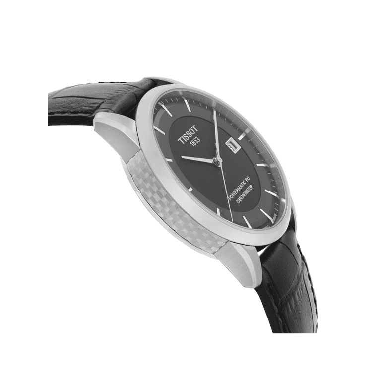 Tissot luxury automatic clearance black dial men's watch