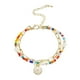 thumbnail image 1 of KAKOWELY Pulsera de cuentas ajustable con dijes de flores, accesorios de moda para mujeres y niñas., 1 of 4