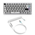 thumbnail image 2 of ATTACK SHARK X82PRO HE Magnetic Keyboard With C01Ultra RGB Light Coiled Cable, 75% Wireless Rapid Trigger Keyboard Supporting 8KHz Connectivity with 0.01mm Precision &Adjustable Actuation Points, 2 of 9