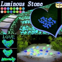 100 Pcs Stone Clearance! Nomeni Luminous Stone Gardening Fish Tank Landscaping Luminous Stone 100Pcs, Home Decor Promotion Sale!