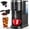 Satin Black, variant on Commercial Single Serve Coffee Maker, K Cup Coffee Brewer for Capsule and Ground Coffee, Capsule Coffee Machine with 40 Oz Water Tank, Instant-Heat, 5 Brew Sizes Up To 14 Oz