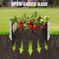thumbnail image 3 of WORKPRO 3Pcs 2x2x1ft Galvanized Raised Garden Bed Set, Rust & Corrosion Protection, Easy Assembly, Safe Edge, Ideal for Vegetables & Flowers, Green, 3 of 9
