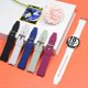 thumbnail image 5 of Paquete de 6 correas compatibles con Samsung Watch 4 de 40 mm y 44 mm/Galaxy Watch 4 Classic de 46 mm y 42 mm, correa deportiva de repuesto de silicona suave con cierre plateado., 5 of 5