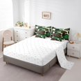 thumbnail image 3 of YST 7Pcs Camouflage Theme Comforter Set, Army Green Polyester Bed in a Bag, Full Size (7 Count), 3 of 5