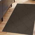 thumbnail image 3 of Mainstays Indoor Modern Geometric Machine Tufted Dark Brown Accent Rug, 29'' x 45'', Machine Washable, Non-Skid Backing, 3 of 5