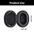 thumbnail image 3 of FENOHREFE Comfort Protein Earpads Headphones Memory Foam Earcups for Earphone Noise Cancelling Ear Cushions Replacement, 3 of 9