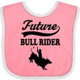 thumbnail image 3 of Inktastic Future Bull Rider Rodeo Riding Boys Baby Bib, 3 of 4