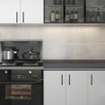 thumbnail image 4 of 10 Pack Matte Black Cabinet Pulls knurled 7 Inch Hole Centers Kitchen Cabinet Handles Black Drawer Pulls Cabinet Hardware, 4 of 6