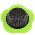 thumbnail image 3 of Keenso Flower Shaped Plastic Basin Sink Strainer Drain Stopper Kitchen Bathroom Part GF, 3 of 8
