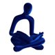 thumbnail image 2 of Estatua de pensador abstracto, figura humana, decoración novedosa, adorno decorativo de escritorio Azul, 2 of 9