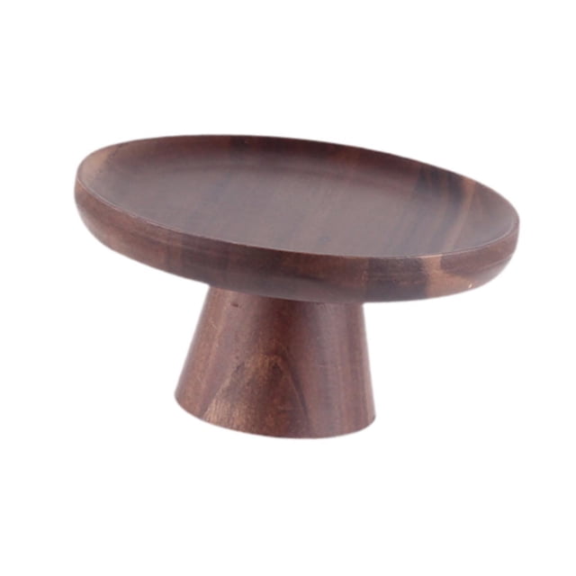 simhoa Vintage Wood Cake Stand Multifunctional Snack Tray for Birthday Home Parties S