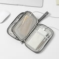 thumbnail image 4 of Wosthever Bolsa de almacenamiento de cables para auriculares, para viajes al aire libre, senderismo, organizador de auriculares portátil, bolsa Almacenamiento y organización del hogar Negro, 4 of 6
