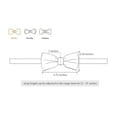 thumbnail image 3 of Yongchuantie High Quality Men's Gold Wings Bow Tie Adjustable Metal Chain Wine Red Two Layer Men Bowtie Party Weddings Gift, 3 of 4