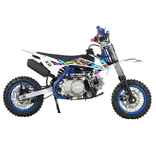 X-PRO 125cc Dirt Bike Pit Bike Kids Dirt Pitbike 125 Dirt Pit Bike (Black)