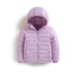thumbnail image 5 of Gibobby Chamarra niñaAbrigo para niños Chaqueta de invierno niñas con capucha Soild Ropa para niños pequeños Chaqueta cálida a de viento para niñas(Morado, 3-4 Años), 5 of 5