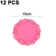 thumbnail image 2 of Posavasos de fieltro de 12 piezas - Pequeño - Rosa MFZFUKR CPB-DE-LYY1256-6, 2 of 5