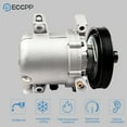 thumbnail image 3 of ECCPP A/C Compressor with Clutch fit for 2000-2001 N-issan Sentra 2.0L CO 10609JC, 3 of 4