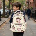 thumbnail image 4 of Aplkyhs 17 Inch Backpack for Students 12-18 Durable School Bookbag for Middle High School Teens Daily Use Music Axolotl, 4 of 7