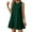 A1#1_Army Green, variant on LISTHA Womens Sundress Summer Sleeveless Round Neck Mini Dresses Vacation Ruffle Casual Short Tank Dress Brown M