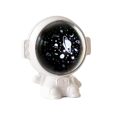 

Worallymy ABS Star Projection Light Portable Cute Battery Powered 1200mAh Rotary Angle Adjustable Rechargeable Home Bedroom Ambient Lamp White