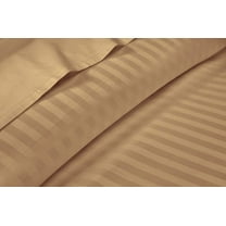EASY BEDDING 6 Piece Cotton bed Sheets Set- Luxury Collection- 12" Deep Pocket- 1000 Thread Count- Soft Bedding Set- Sage Stripe, Twin-XXL Size