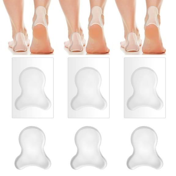 Tutuviw 4Pcs 2.5" Hockey Gel Ankle Pads,Ankle Gel Pads,Gel Foot Cushions,Ankle Protectors Ankle Bone Protector for Men Women Boot Ice Skating Hiking Riding Ski Ankle Protection (Cucurbit)