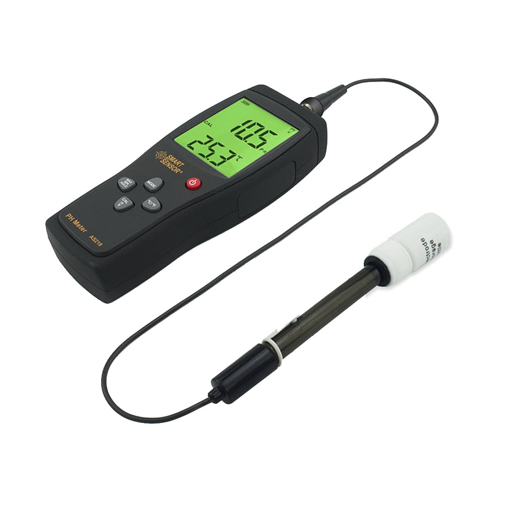 SMART SENSOR AS218 Digital PH Meter Moisture Measuring Water Soil PH Tester 