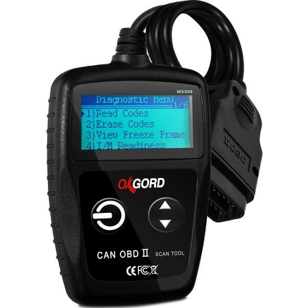 OxGord OBD II Engine Scanner Tool MS309 Direct Scan and Read Out