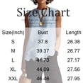 thumbnail image 3 of Women's Linen Sleeveless Blouse Elegant Crew Neck Scalloped Hem Tank Top for Casual Office Wear, L, 3 of 5
