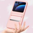 thumbnail image 6 of for Motorola Razr+ 2023 Case with Hinge Protection, Slim PC Back Cover Scratch-Resistant Fashion Women Girls Phone Case for Motorola Razr Plus 2023 - Pink, 6 of 12