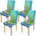 thumbnail image 1 of ABPHQTO House on The Water - Funda protectora para silla elástica, funda para asiento para comedor, hotel, boda, fiesta, juego de 4, 1 of 4
