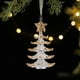 thumbnail image 4 of Adorno Colgante Navideño con Lazo de Lentejuelas | Decoración Navideña de Acrílico Transparente para Árbol | Irrompible y Reutilizable para Decoración de Fiestas En Interiores | 1 Unidad, 4 of 6