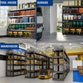 thumbnail image 6 of PMKES 67" W Garage Shelving 5 Tier Heavy Duty Storage Shelves 3000LBS Adjustable Metal Shelving Unit for Storage Rack 67" W x 24" D x 87" H, 6 of 6