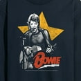 thumbnail image 3 of David Bowie - Bowie Guitar With Star - Men's Long Sleeve T-Shirt, 3 of 5