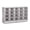 Gray/Gray, variant on 20 Cubbie-Tray Mobile Storage - without Trays  - Gray