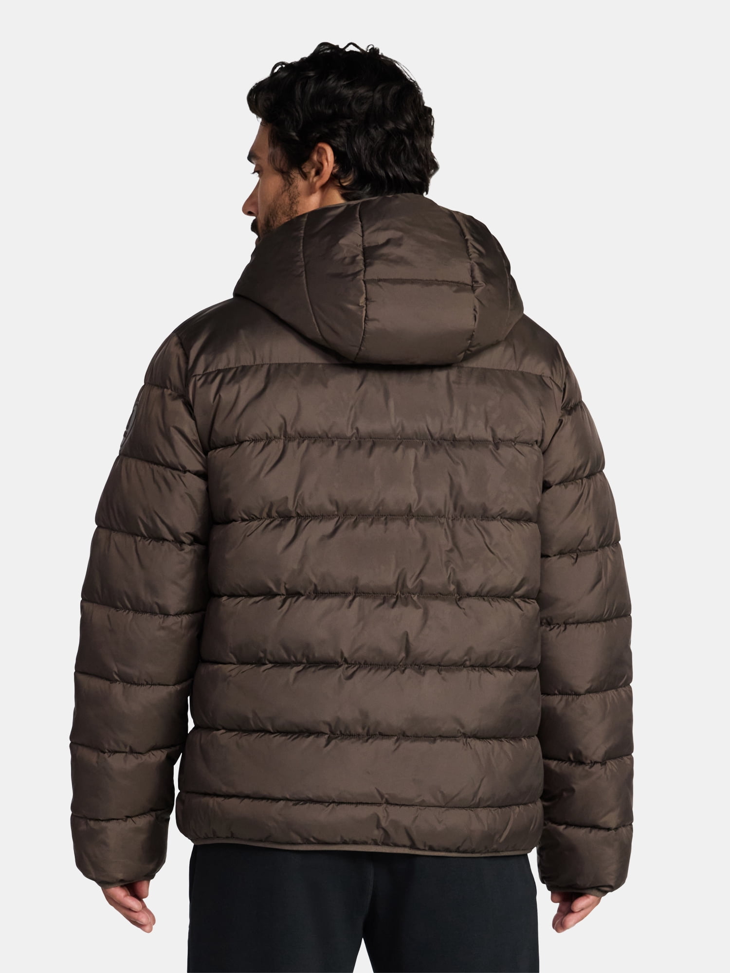 Reebok Men and Big Men's Puffer Coat with Hood, Heavyweight, Sizes S-3XL