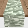thumbnail image 3 of Creative Products Painted Brush Strokes Sage Green 16x90 Poly Twill Table Runner, 3 of 3