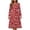 Multicolor-2, variant on Women's Floral Midi Dress Long Sleeve Crew Neck High Waist Pleated A Line Dress for Spring Garden Wedding Guest S