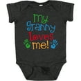 thumbnail image 3 of Inktastic My Granny Love Me Boys or Girls Baby Bodysuit, 3 of 5