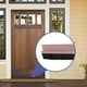 thumbnail image 4 of Tiras herméticas de alta densidad para puertas, tiras de base de puerta cepilladas para marcos de puertas para aislar, burletes autoadhesivos de sellado, rollo completo de 39 pulgadas, tira inferior d, 4 of 7