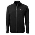 thumbnail image 2 of Men's Cutter & Buck Black San Diego State Aztecs Big & Tall Adapt Eco Knit Hybrid Recycled Full-Zip Jacket, 2 of 3