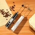 thumbnail image 6 of Milk Frother USB Rechargeable Handheld Frother Wand with 2 Stainless Whisks, New Upgraded 3 Speeds Coffee Whisk Frother Electric Drink Mixer for Lattes, Cappuccino, Egg, Matcha, 6 of 7