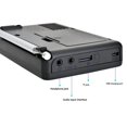 thumbnail image 2 of K-603 Radio Portátil Banda con Bluetooth para Personas Mayores,Reproductor MP3 con Grabación Tarjeta, Pantalla LCD Retroiluminada y Temporizador Apagado Automático, 2 of 5