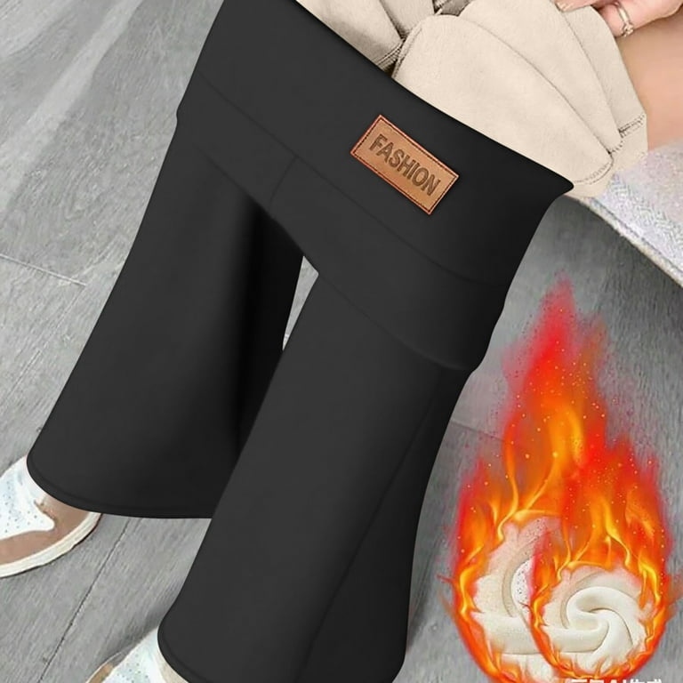 RYRJJ Fleece Lined Leggings for Women Bootcut Yoga Dress Pants with Pockets Warm Stretchy Work Slacks Business Casual Trousers(Wine;S) RYRJJ Fleece Lined Leggings for Women Bootcut Yoga Dress Pants with Pockets Warm Stretchy Work Slacks Business Casual Trousers(Wine;S)