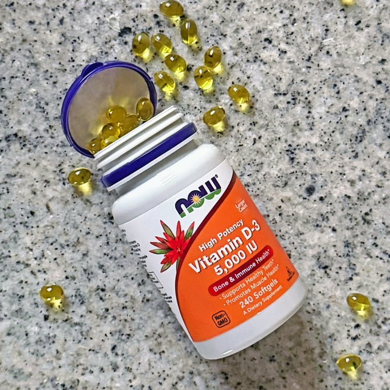 NOW Supplements High Potency Vitamin D-3 5,000 IU, Structural NOW Supplements High Potency Vitamin D-3 5,000 IU, Structural