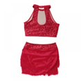 thumbnail image 3 of EIMELI Wonen‘s Straps Sparkling Sequins Gowns Rhythm Ballroom Salsa Samba Rumba Tango Latin Dance Dress, 3 of 10