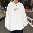 thumbnail image 2 of TAIAOJING Men's Graphic Crewneck Sweatshirt Autumn And Winter Loose Youth Casual Sports Printed Top Bottoming Shirt, 2 of 5